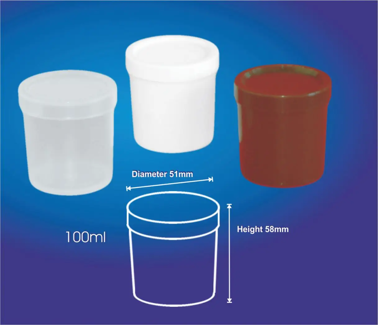 Dynalon 426364-40 40dr Polystyrene Container with Snap Cap