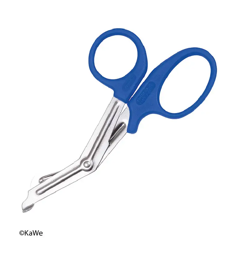 Universal Tough Cut Scissors With Plastic Handles (Tubing Scissors) 190mm  Angled PH70521